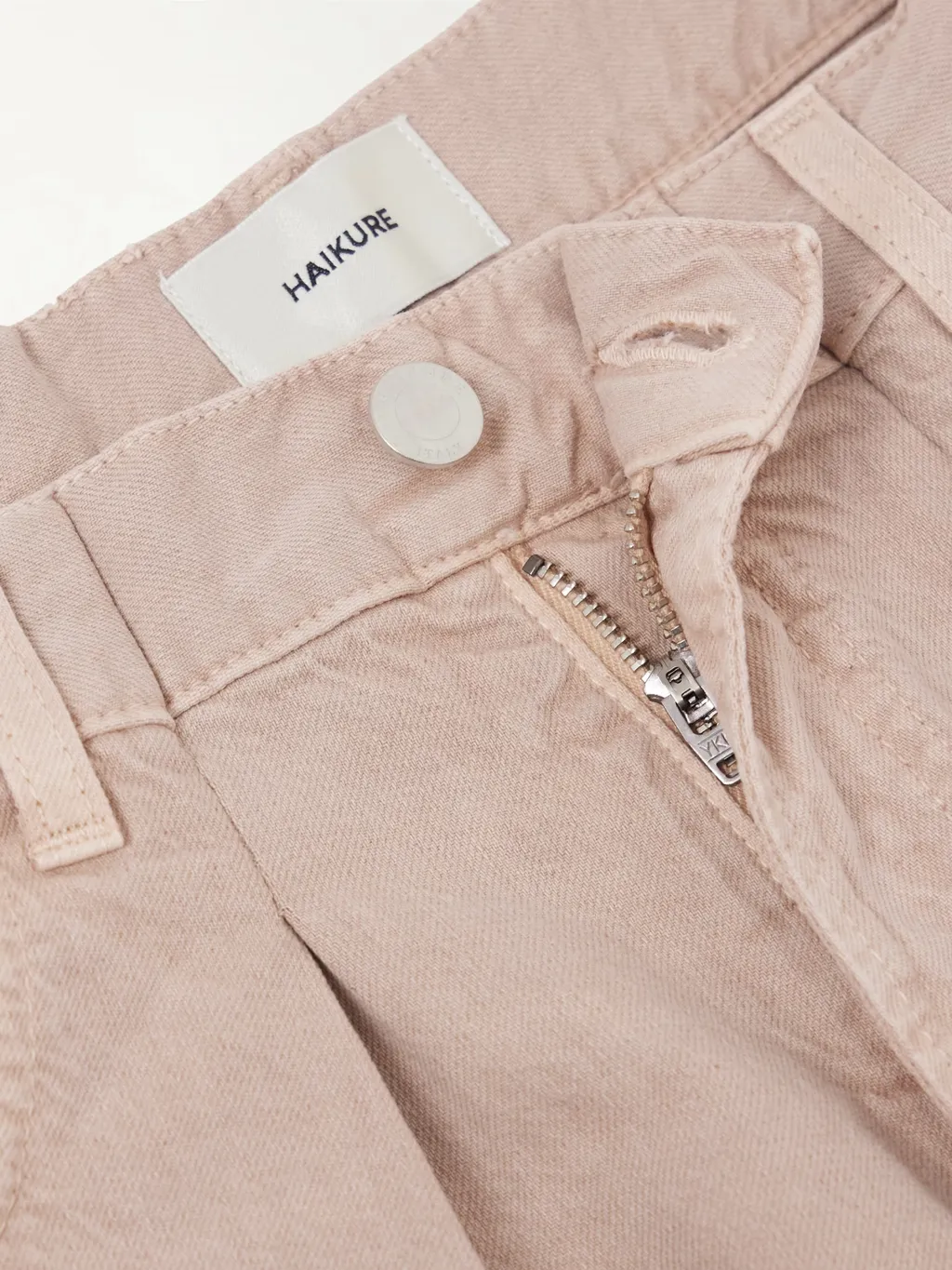 Candy Pleated Mid-Rise Wide-Leg Jeans