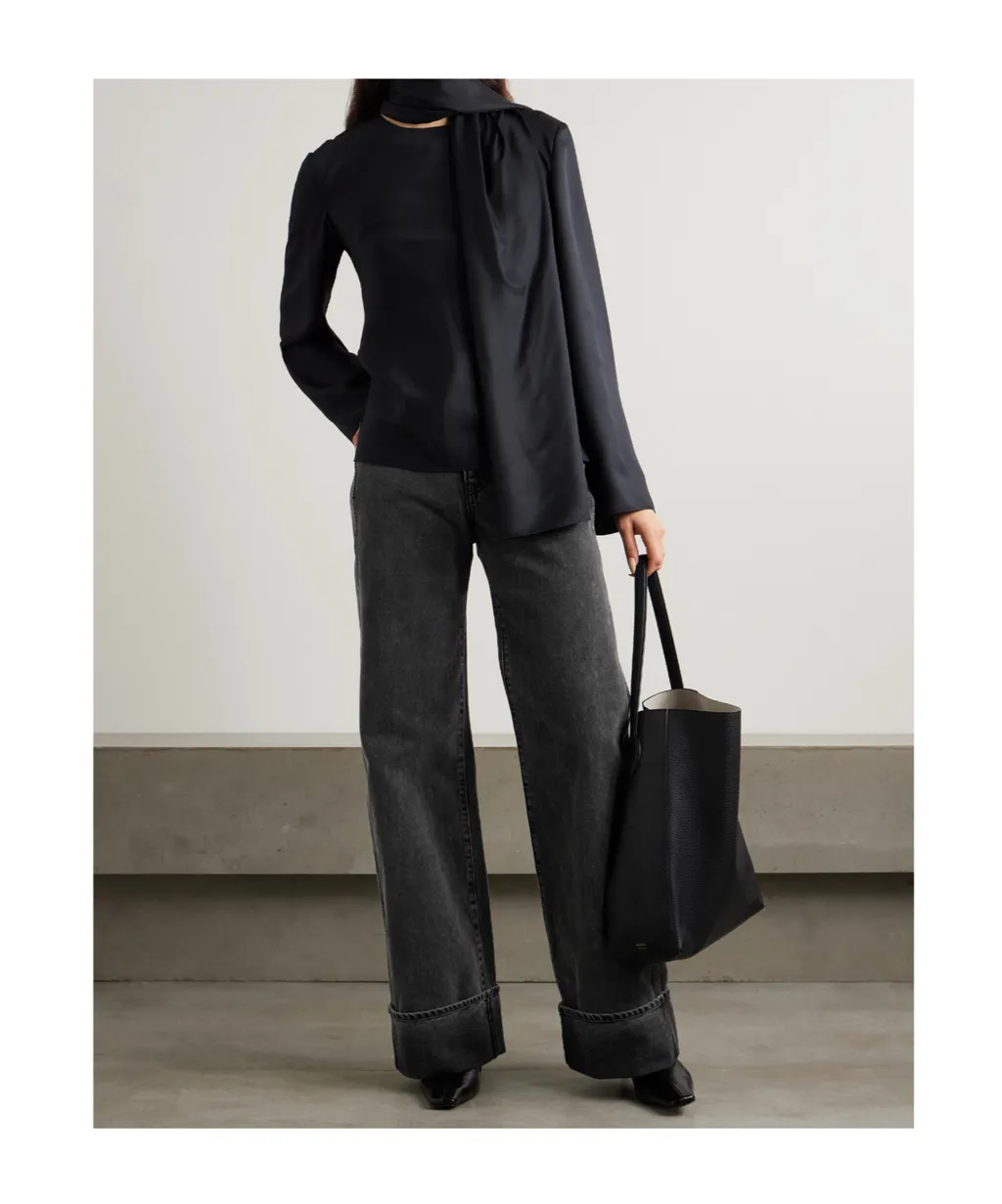 High-Rise Wide-Leg Jeans