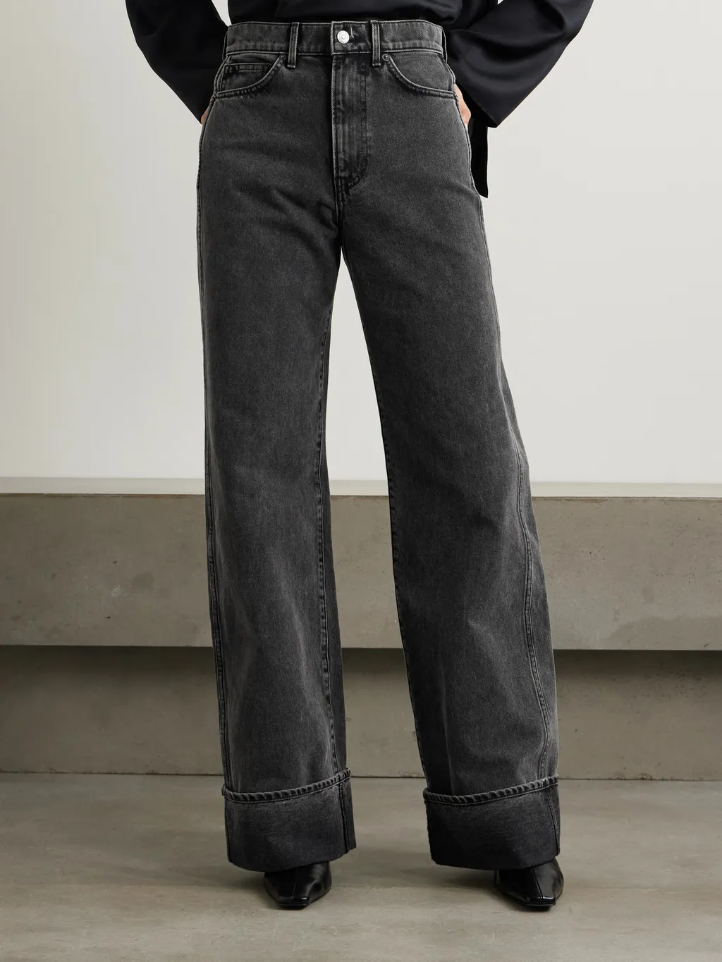 High-Rise Wide-Leg Jeans