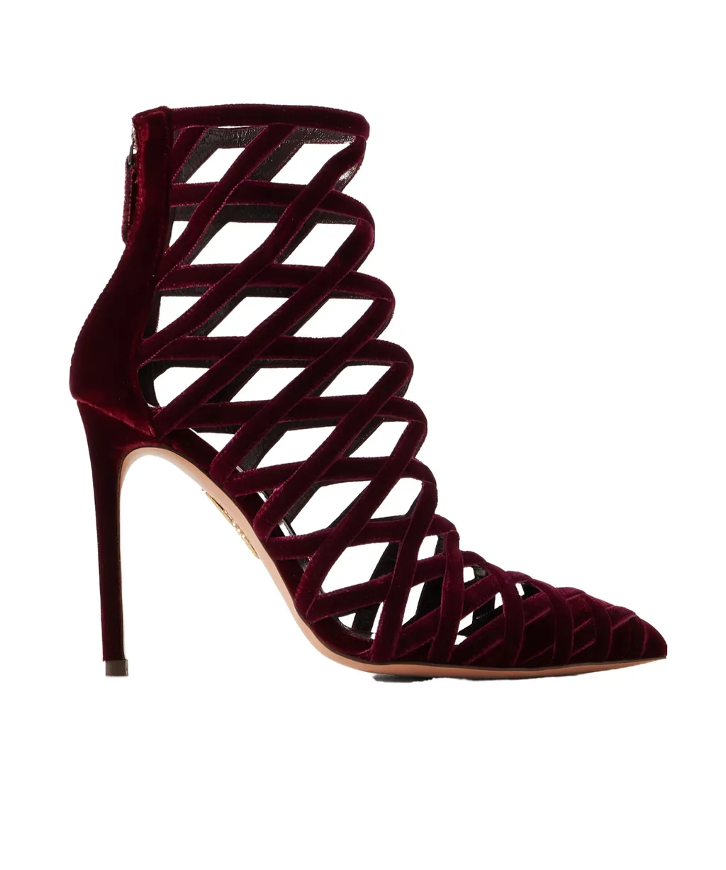 Romance Velvet Ankle Boots