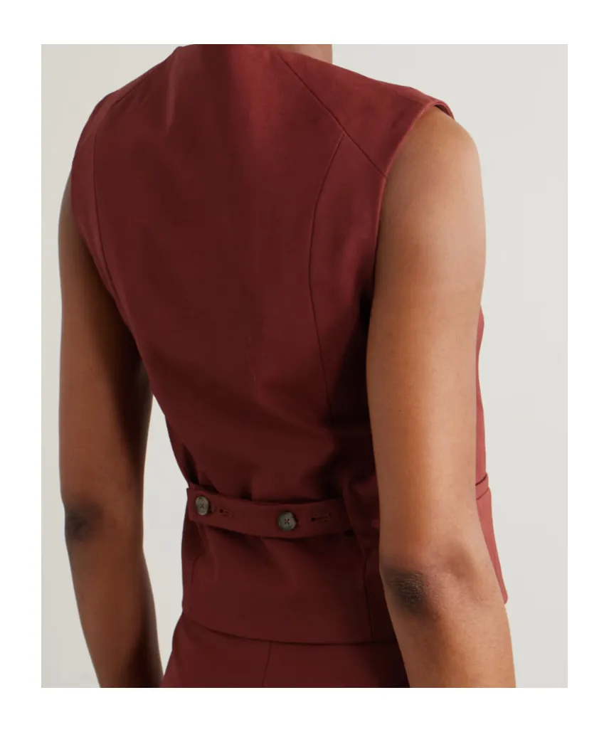Teora Stretch-Wool Vest