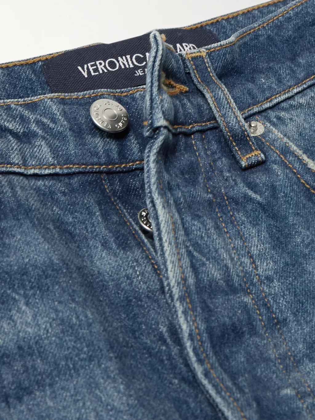 High Waist Denim Casual Pants