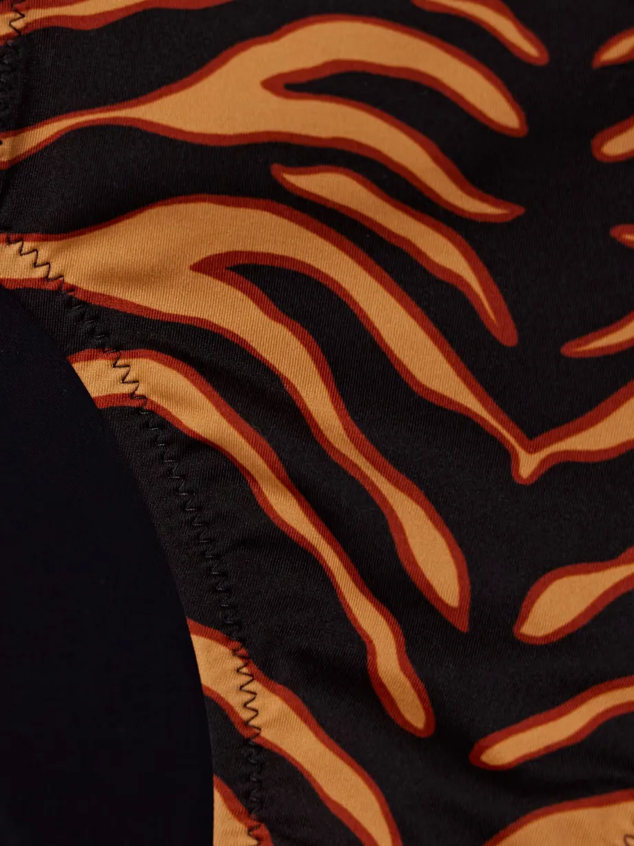 Zahara Tiger Print Bikini Briefs