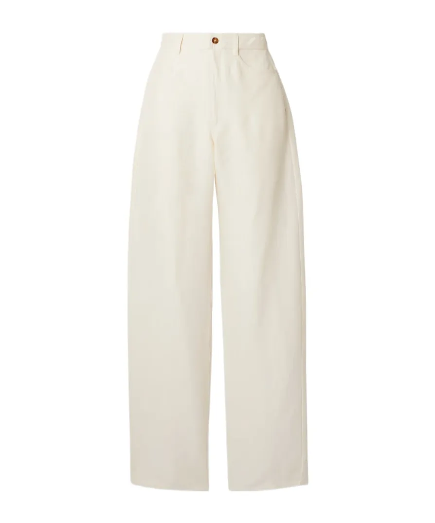 Peran Woven Straight-Leg Pants