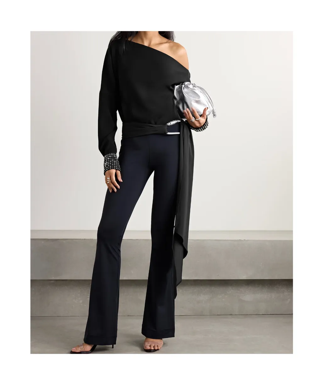Volante Off-The-Shoulder Blouse