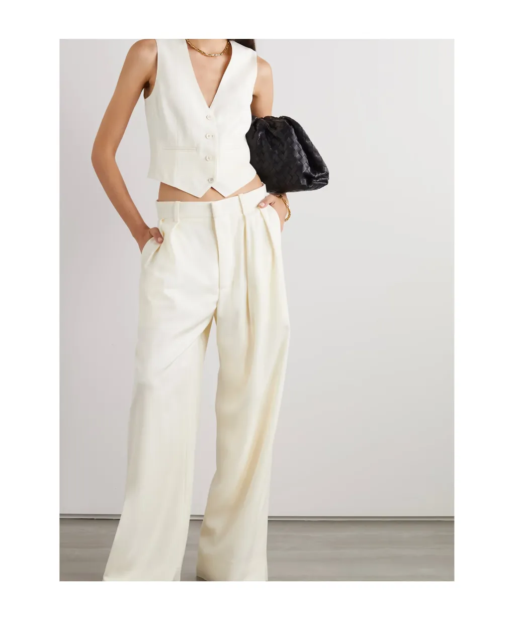 Wide-Leg Casual Pants