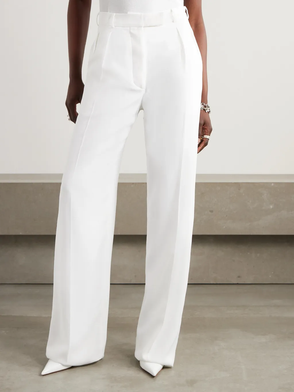 Wide-Leg Casual Pants