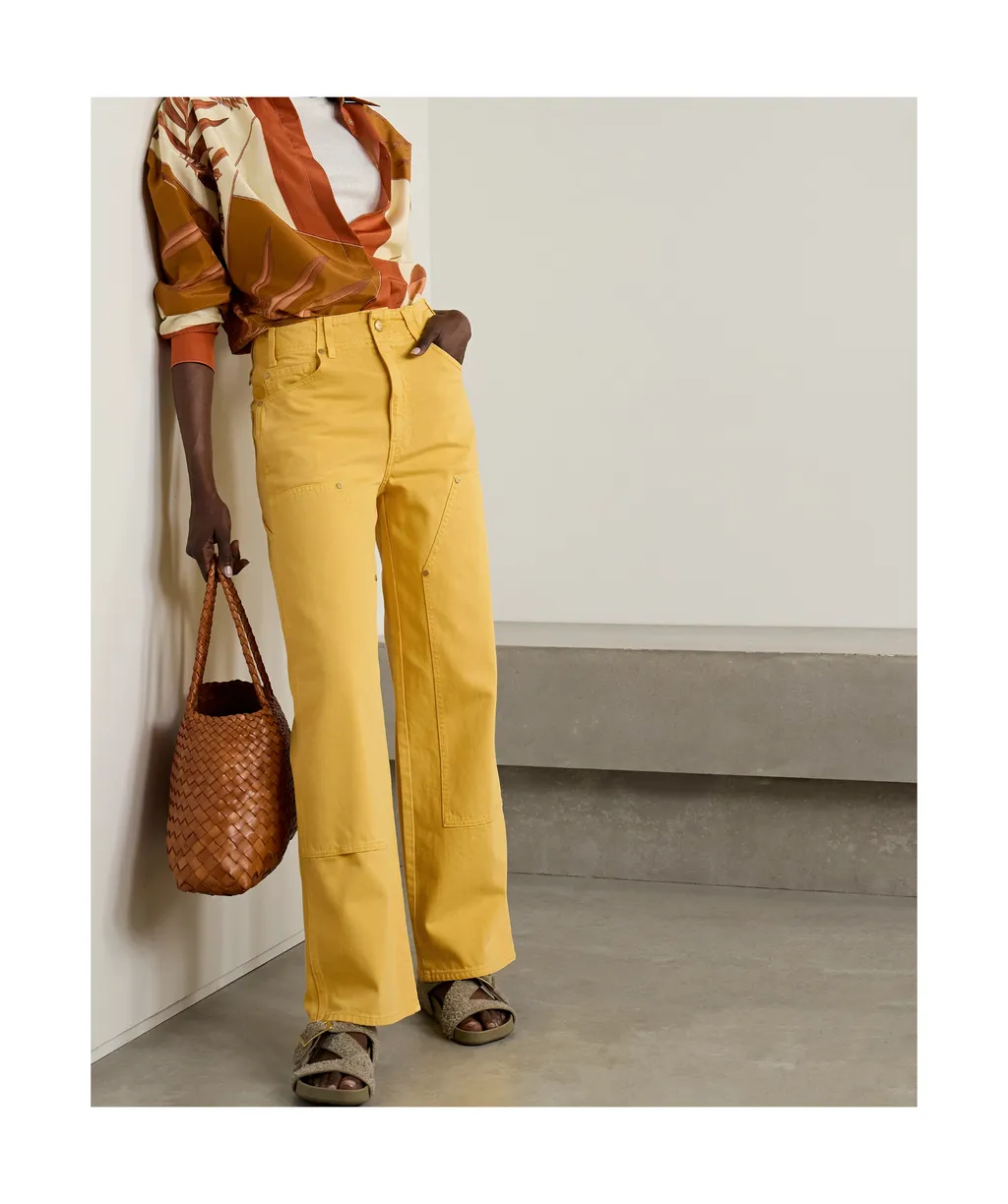High-Waisted Wide-Leg Jeans