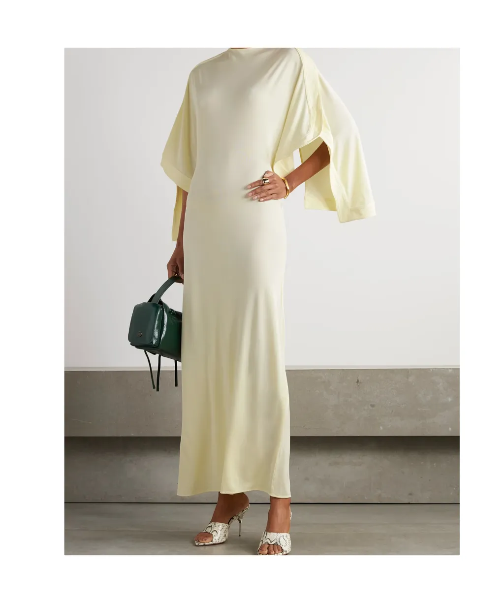 Catius Open-Back Jersey Maxi Dress