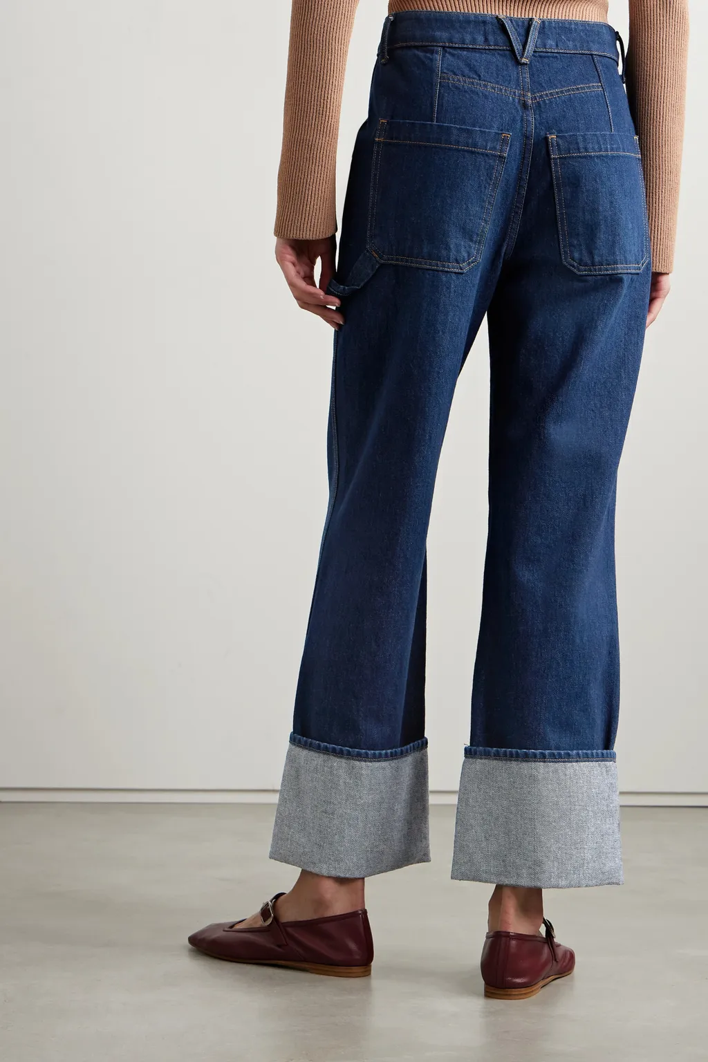 High-Waisted Wide-Leg Jeans