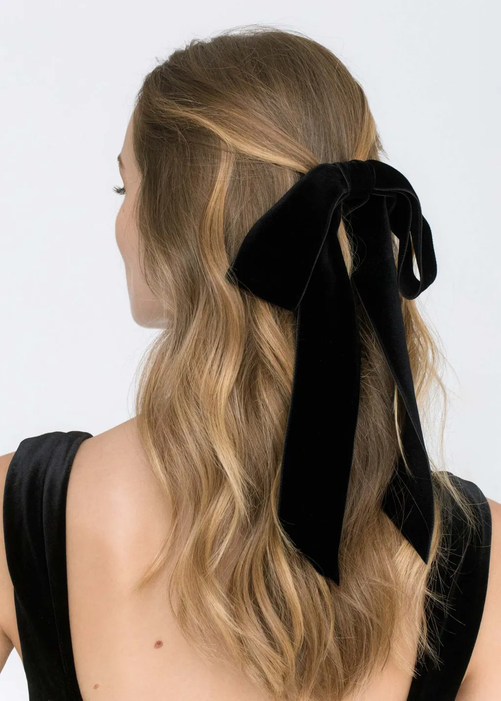 Bow-Detailing Velvet Head Piece