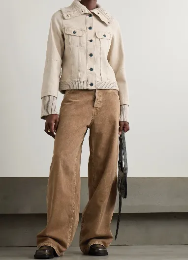 High-Waisted Wide-Leg Jeans