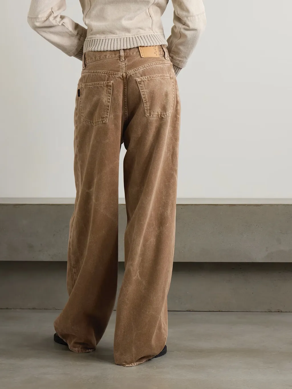 High-Waisted Wide-Leg Jeans