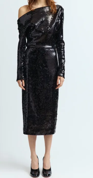 Midi Dress In Sequin