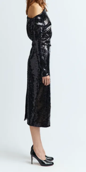 Midi Dress In Sequin