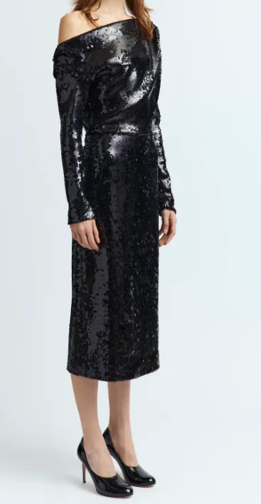 Midi Dress In Sequin