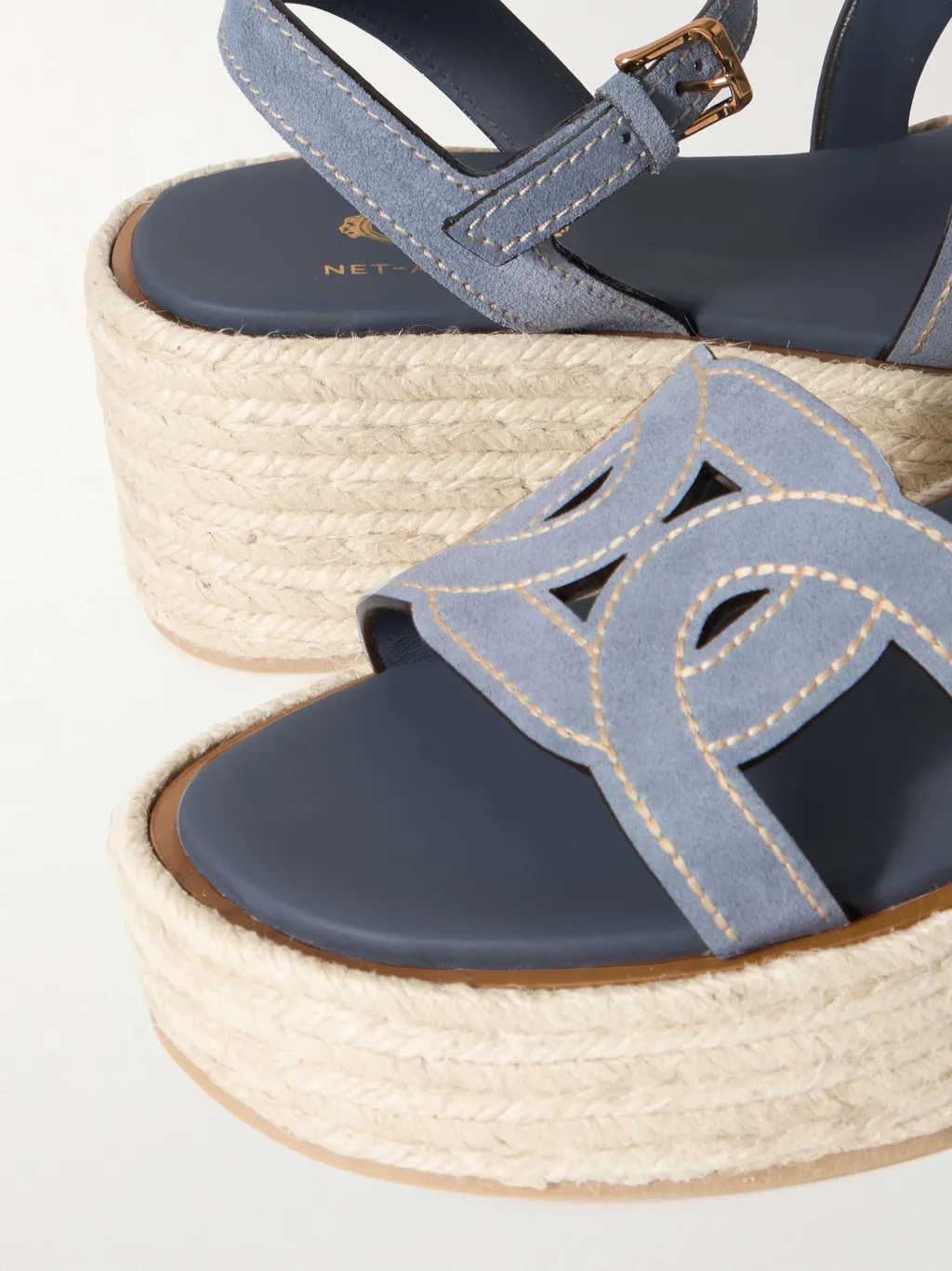 Open-Toed Wedge Sandals