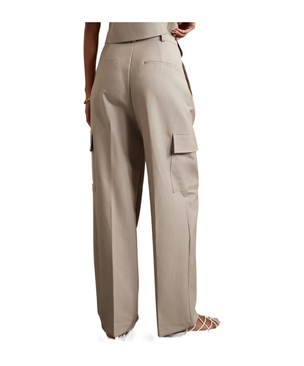 Maesa Wide-Leg Cargo Pants