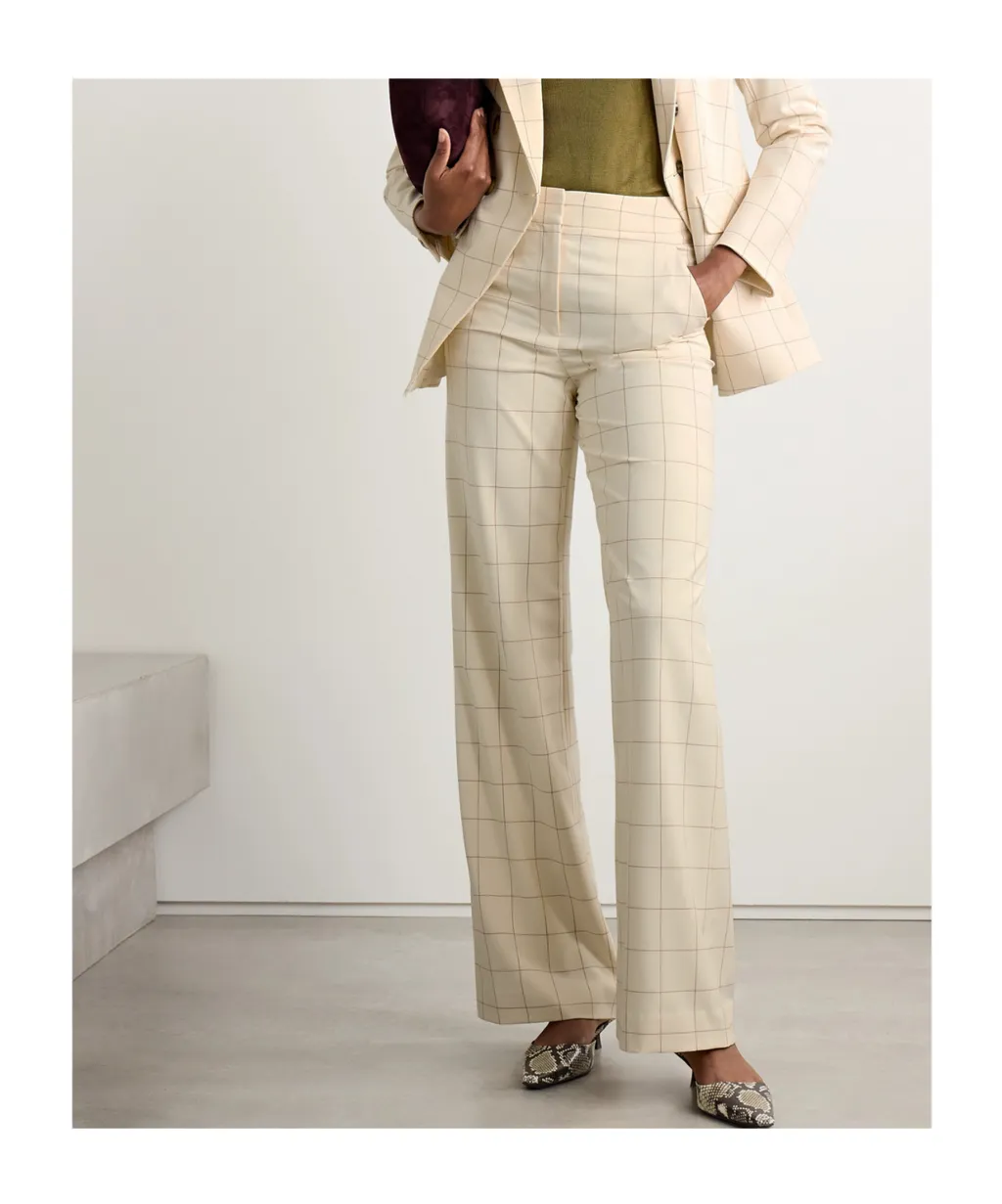 Plaid Casual Pants