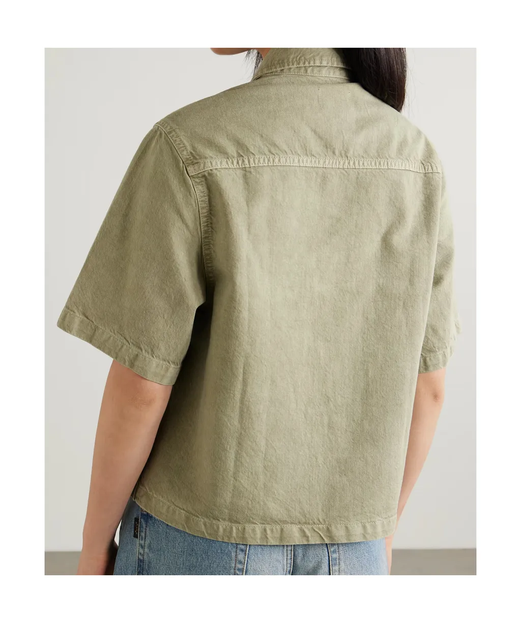 Button-Down Denim Shirt