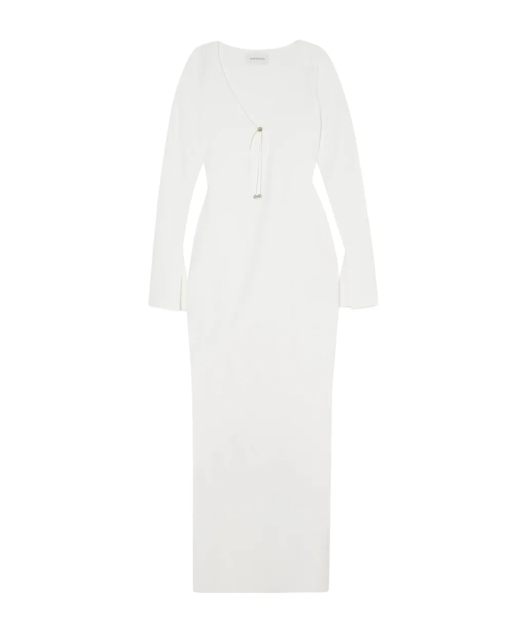 Solaria Stretch-Crepe Maxi Dress