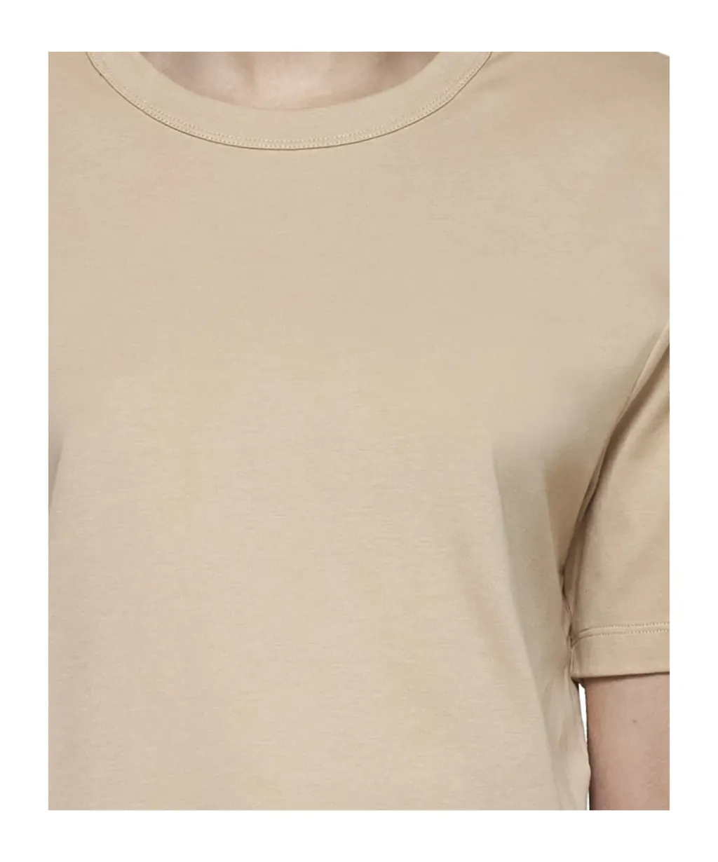 Crew Neck Cropped T-Shirt