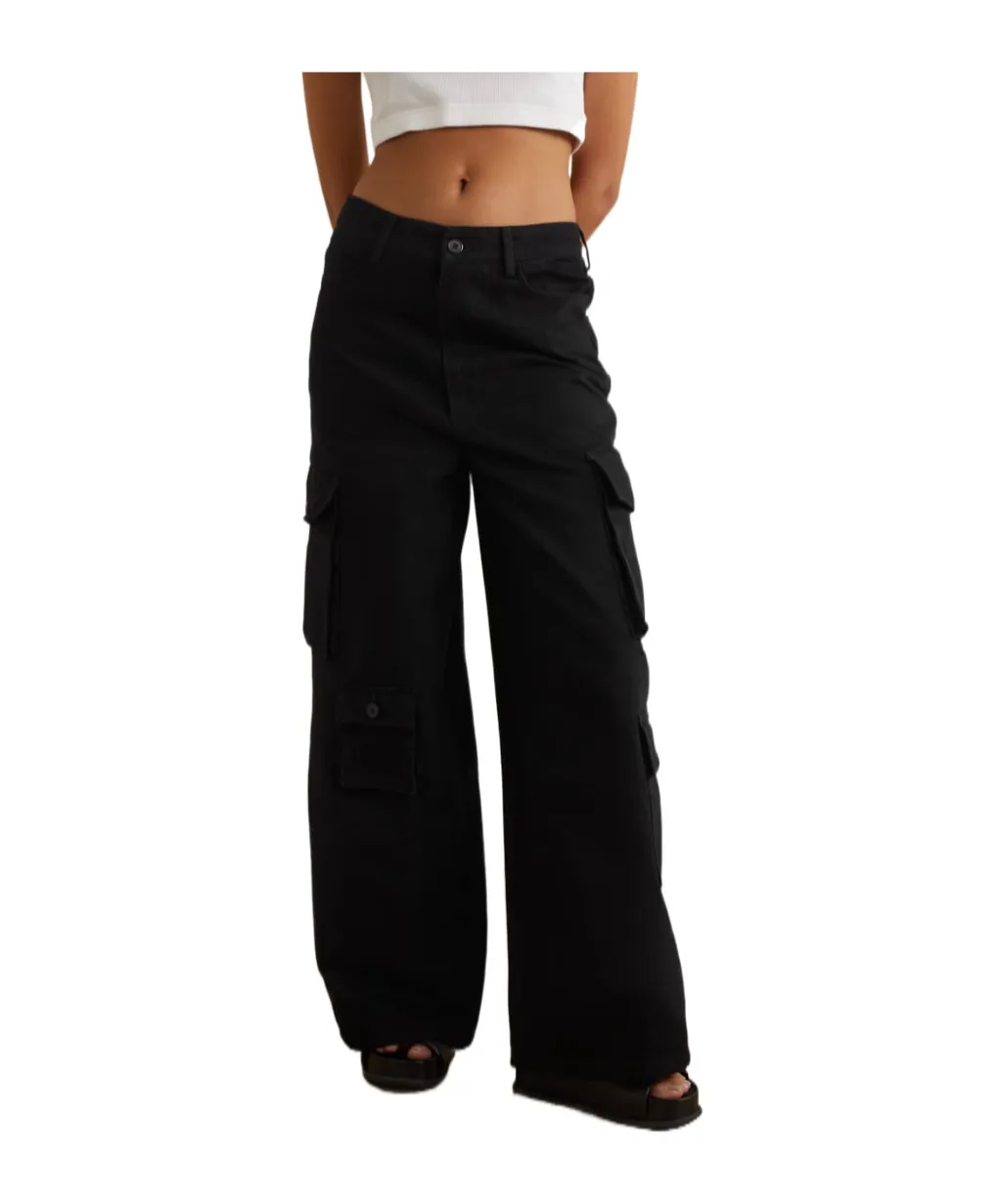 Hailey Denim Cargo Pants