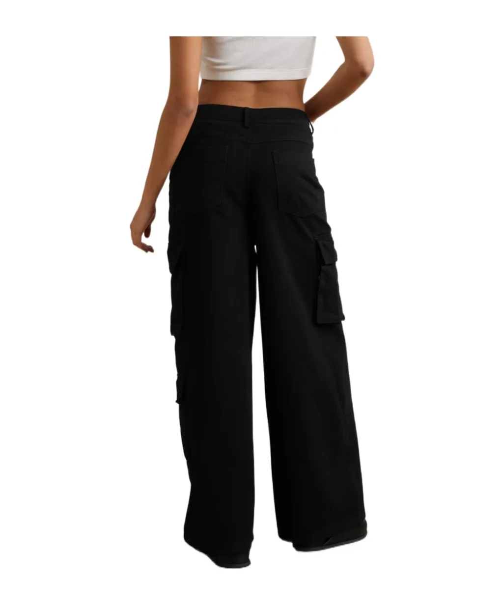Hailey Denim Cargo Pants