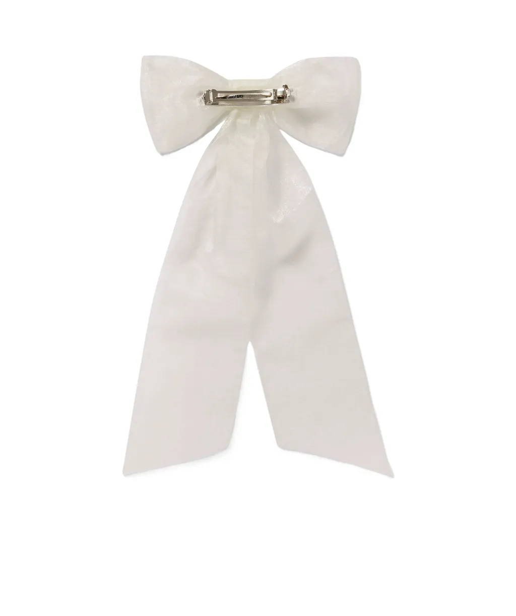 Marjorie Organza Bow Hair Clip