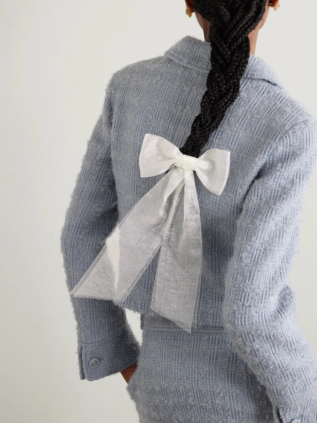 Marjorie Organza Bow Hair Clip