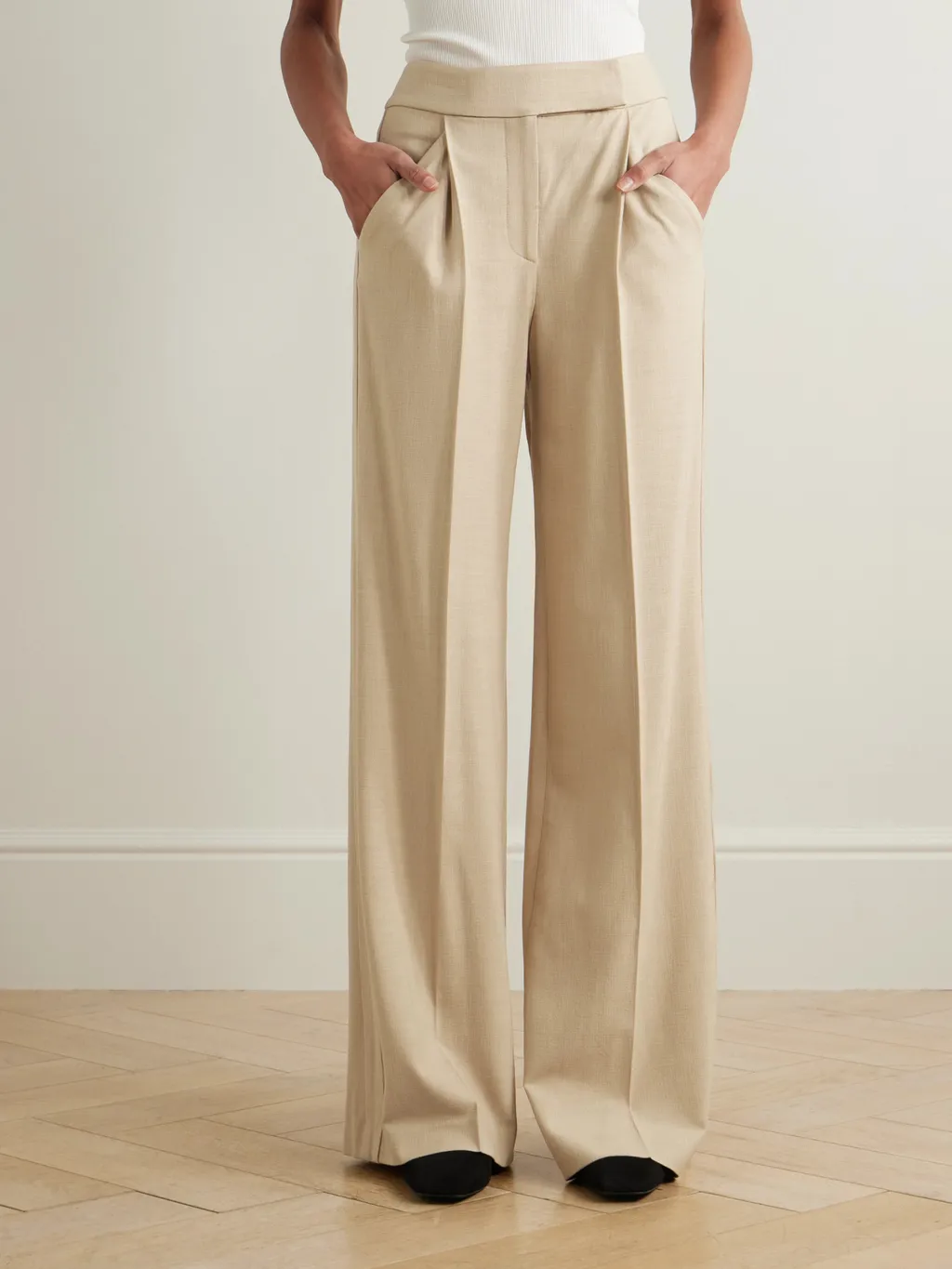 Wide-Leg Casual Pants