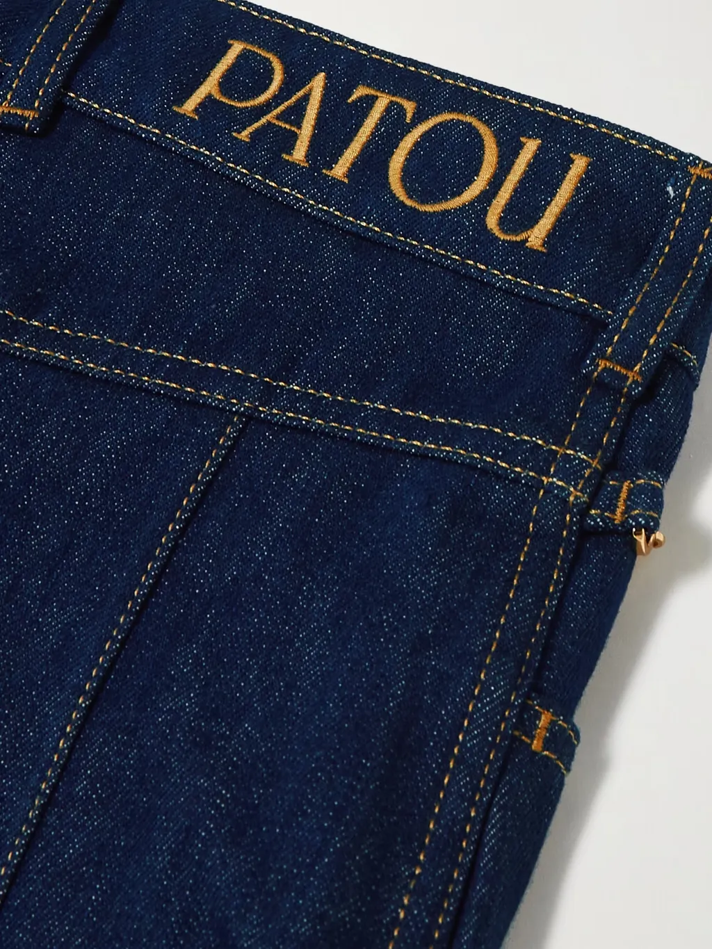 High-Waisted Straight Leg Jeans