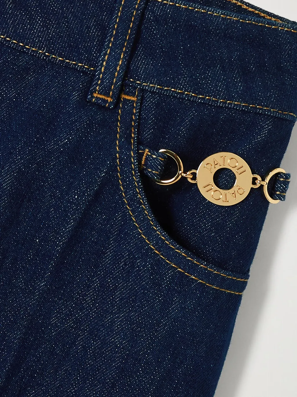 High-Waisted Straight Leg Jeans