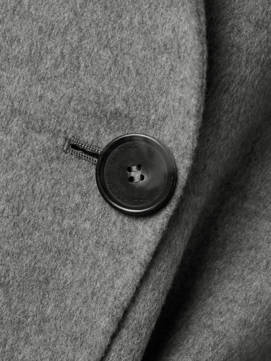 Double-Breasted Wool Trench Coat