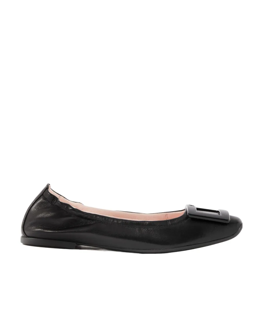 Viv Pocket Logo Flats