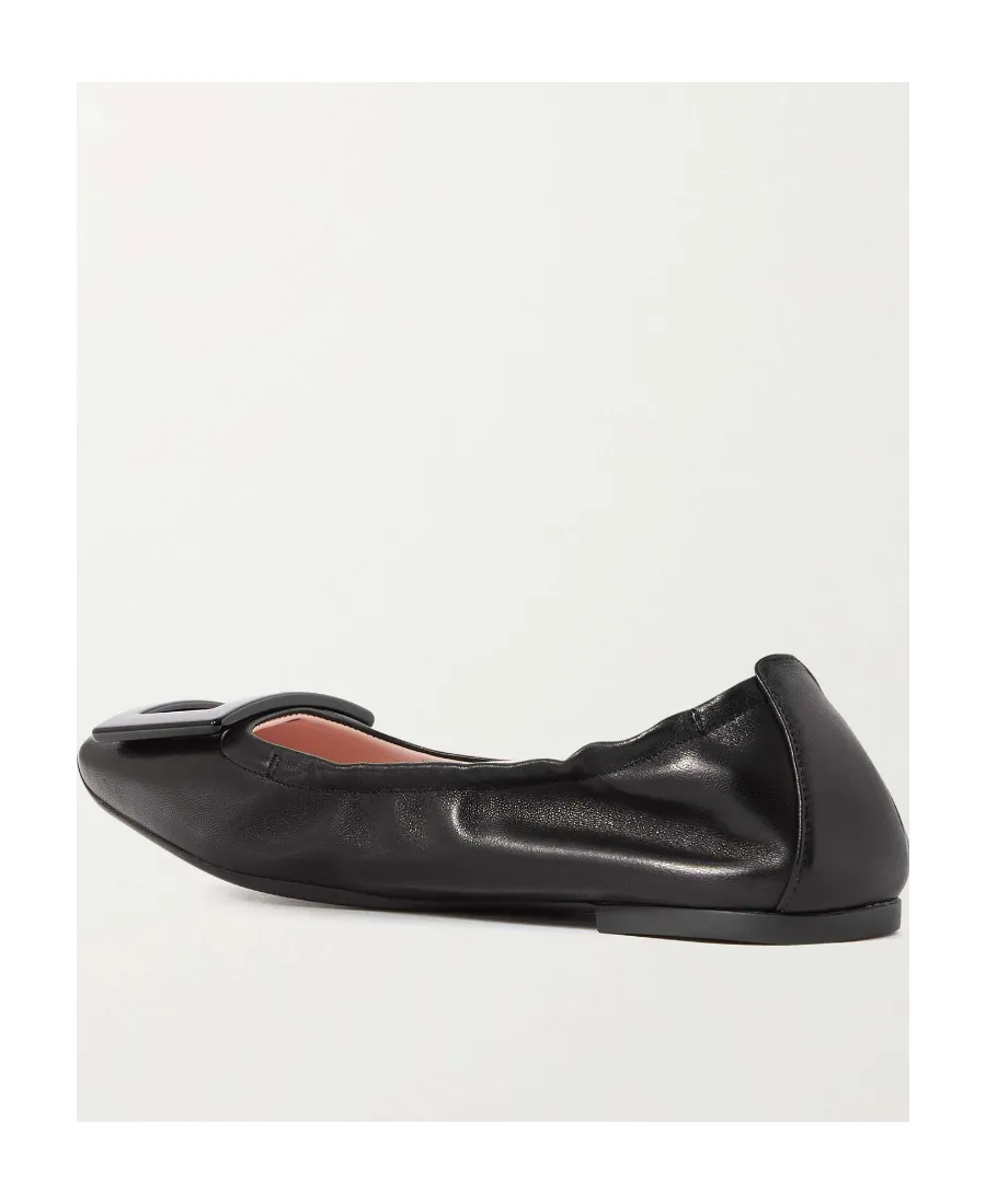 Viv Pocket Logo Flats