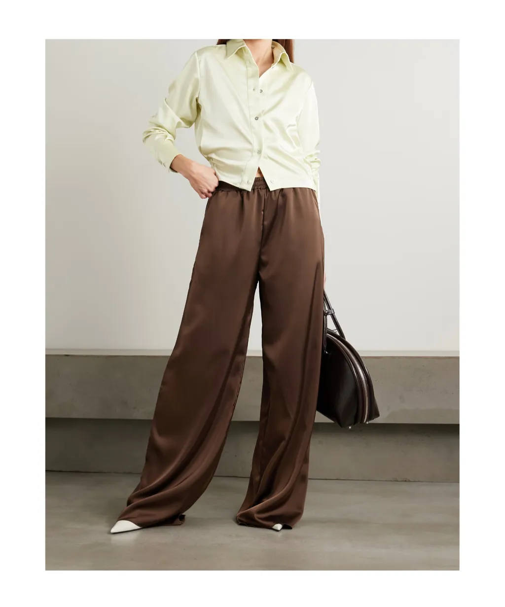 Wide-Leg Casual Pants