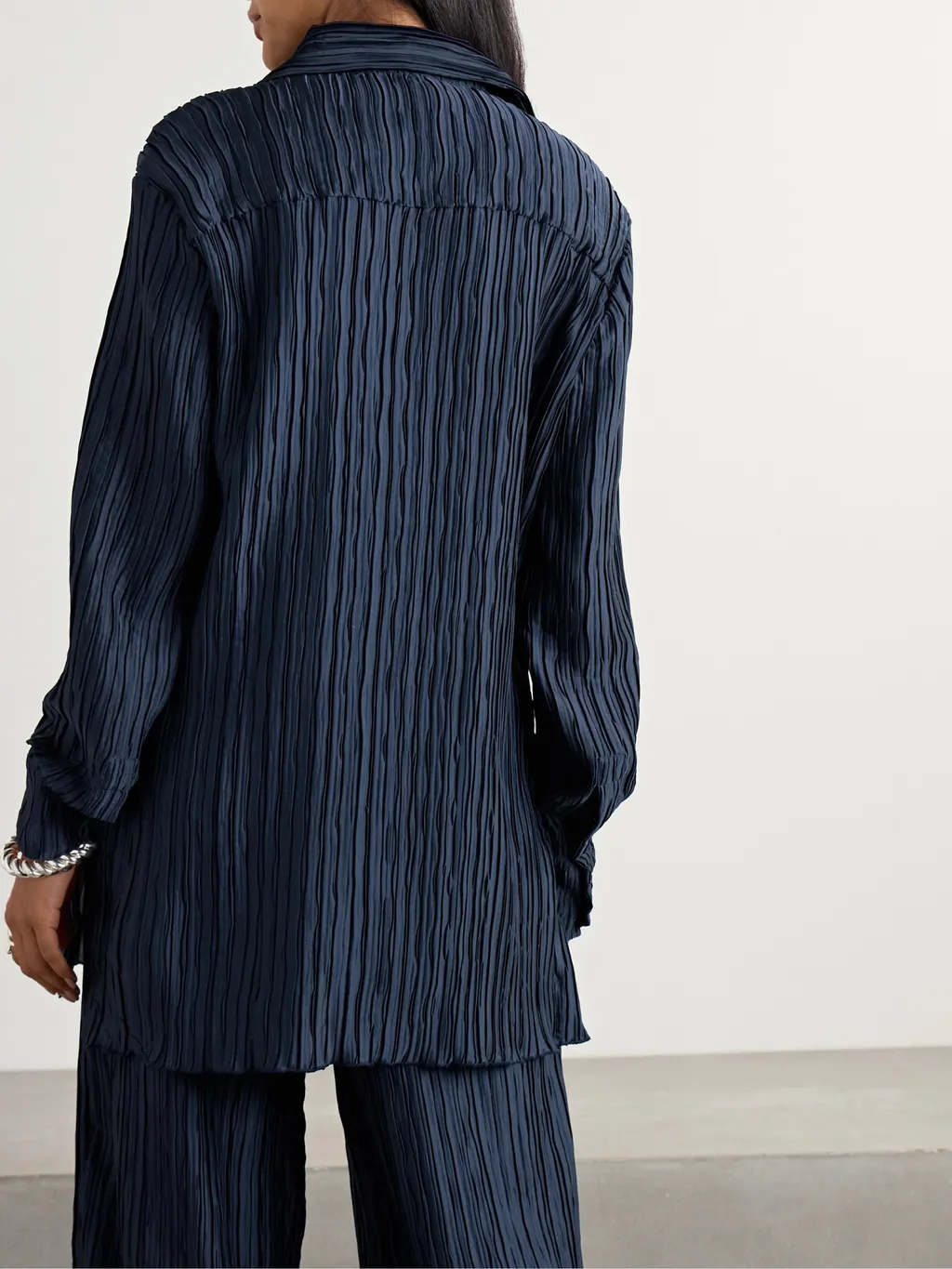 Pintuck Long Sleeve Shirt