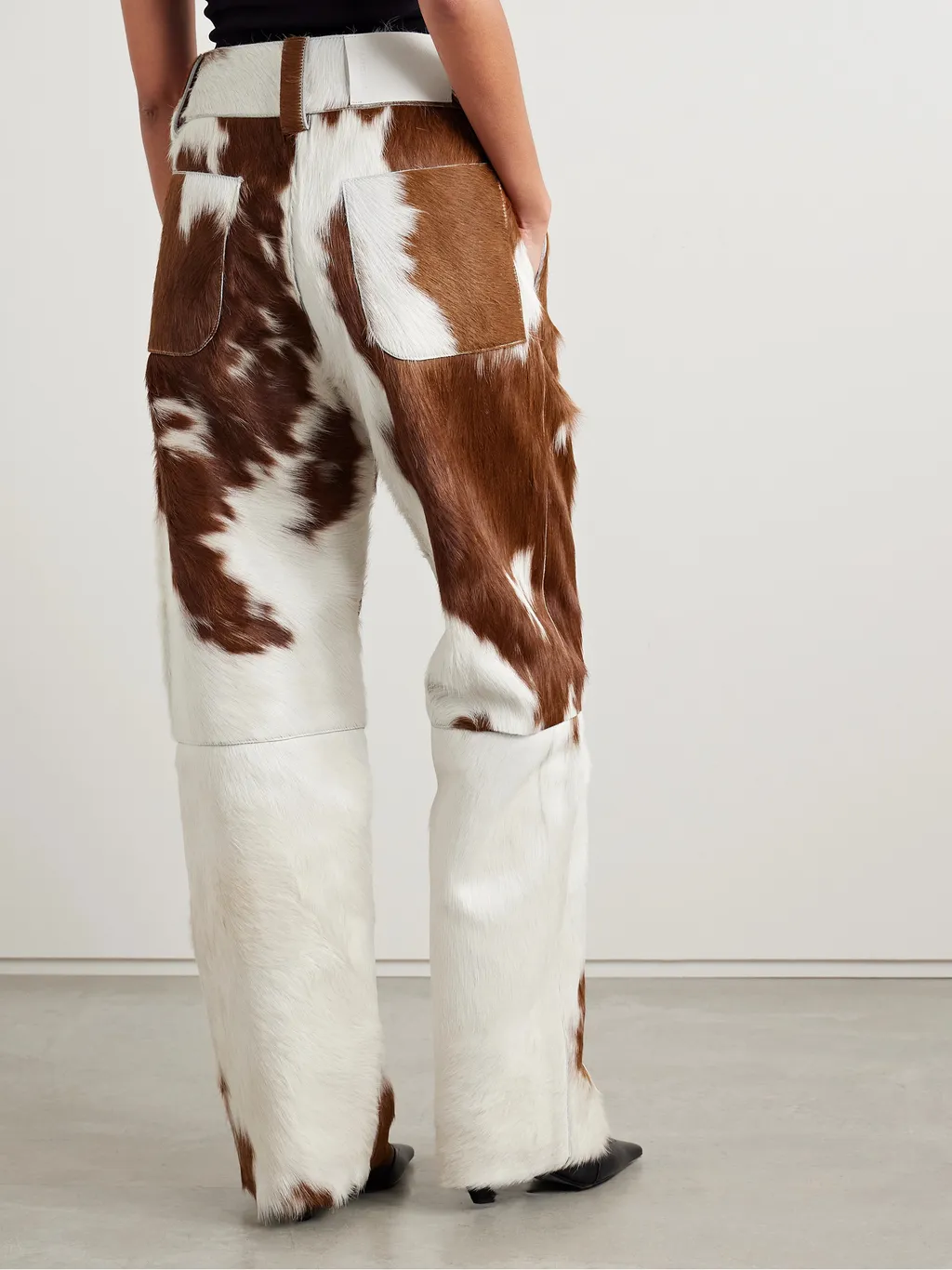 Sewed Printed Casual Pants
