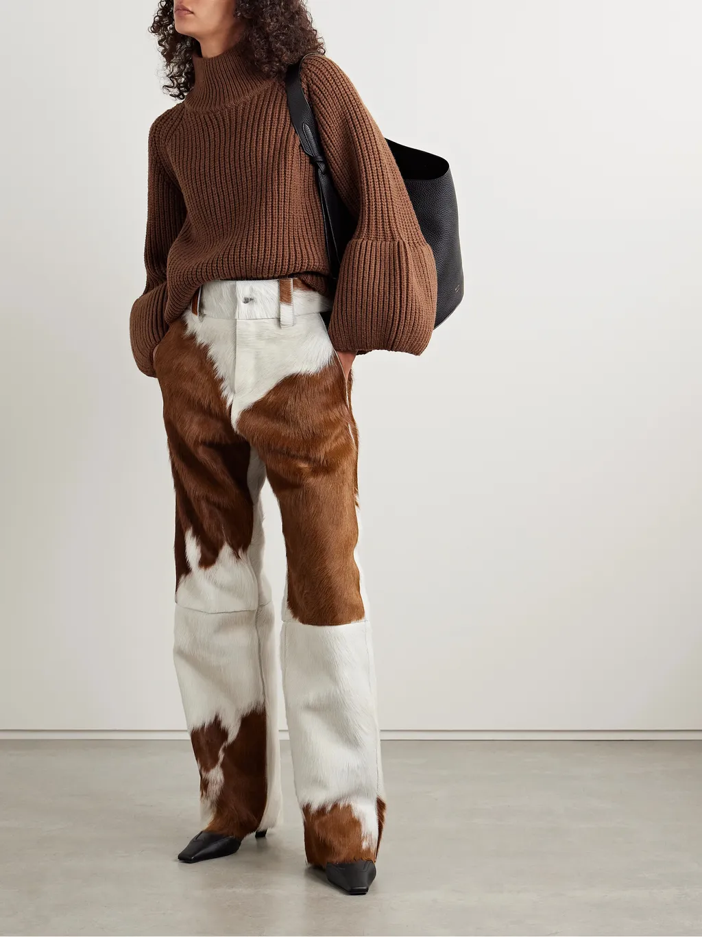 Sewed Printed Casual Pants