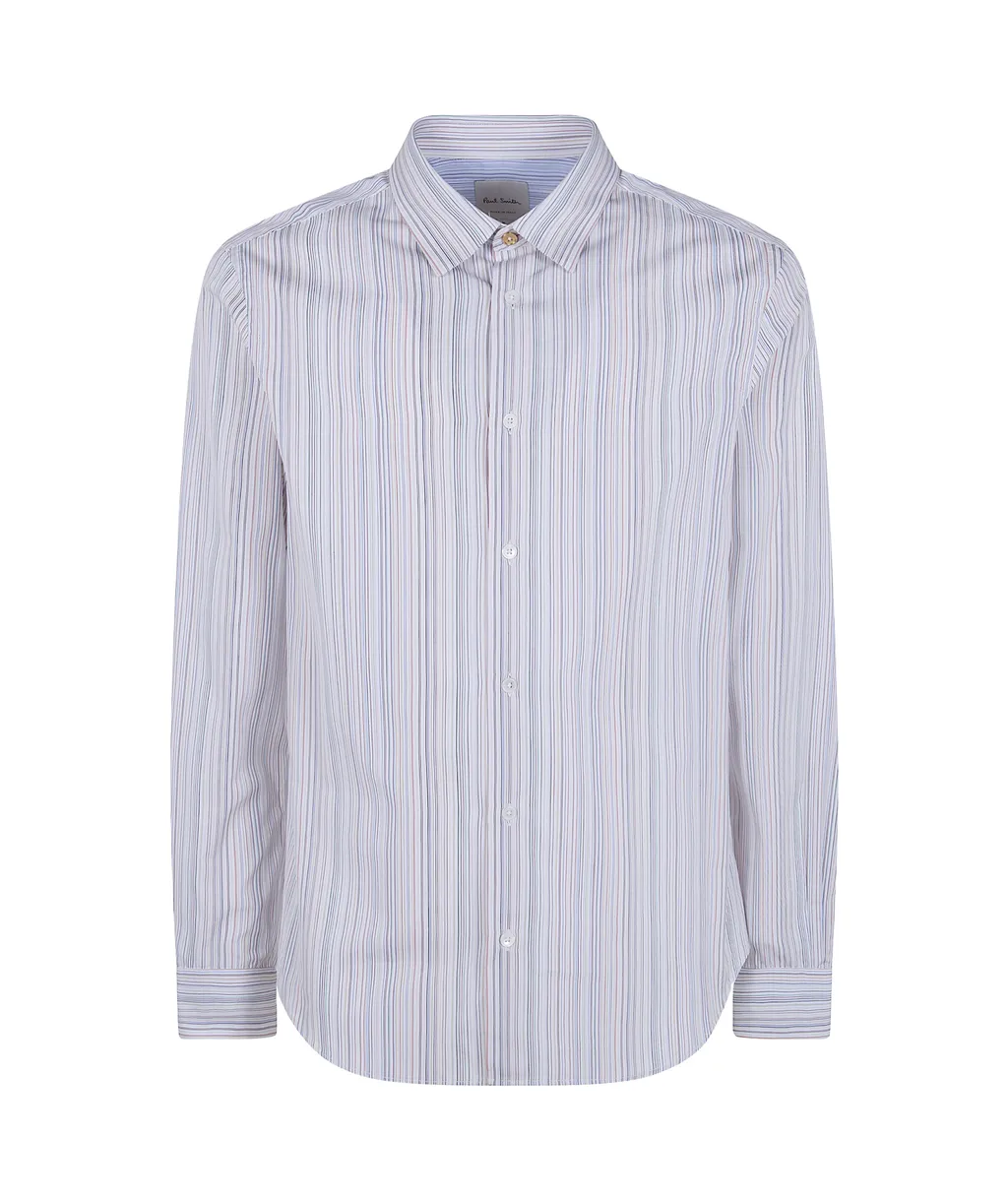 Artist Stripe Pattern Shirt