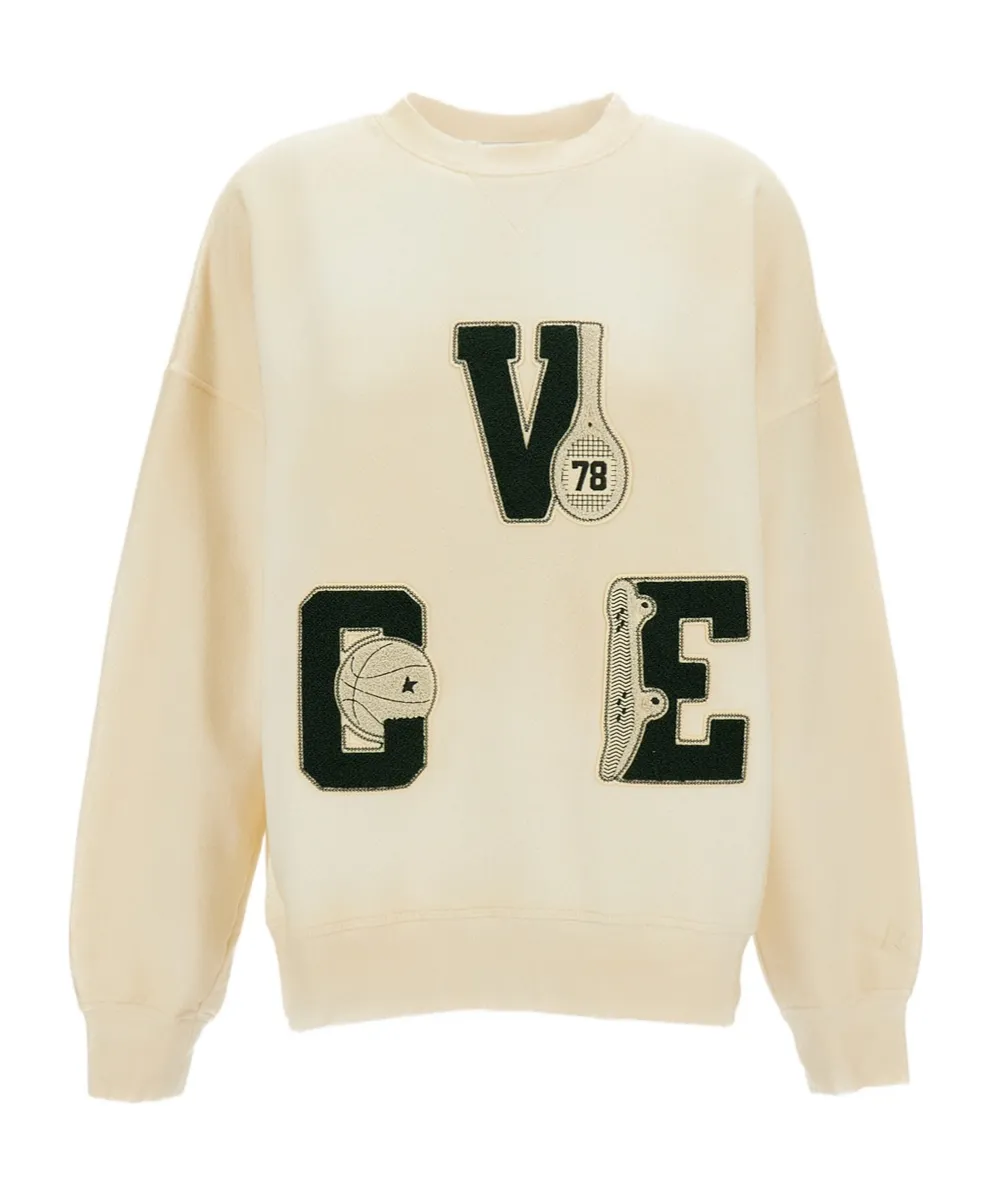 Golden Goose Deluxe Brand Vce Patch Crewneck Sweatshirt