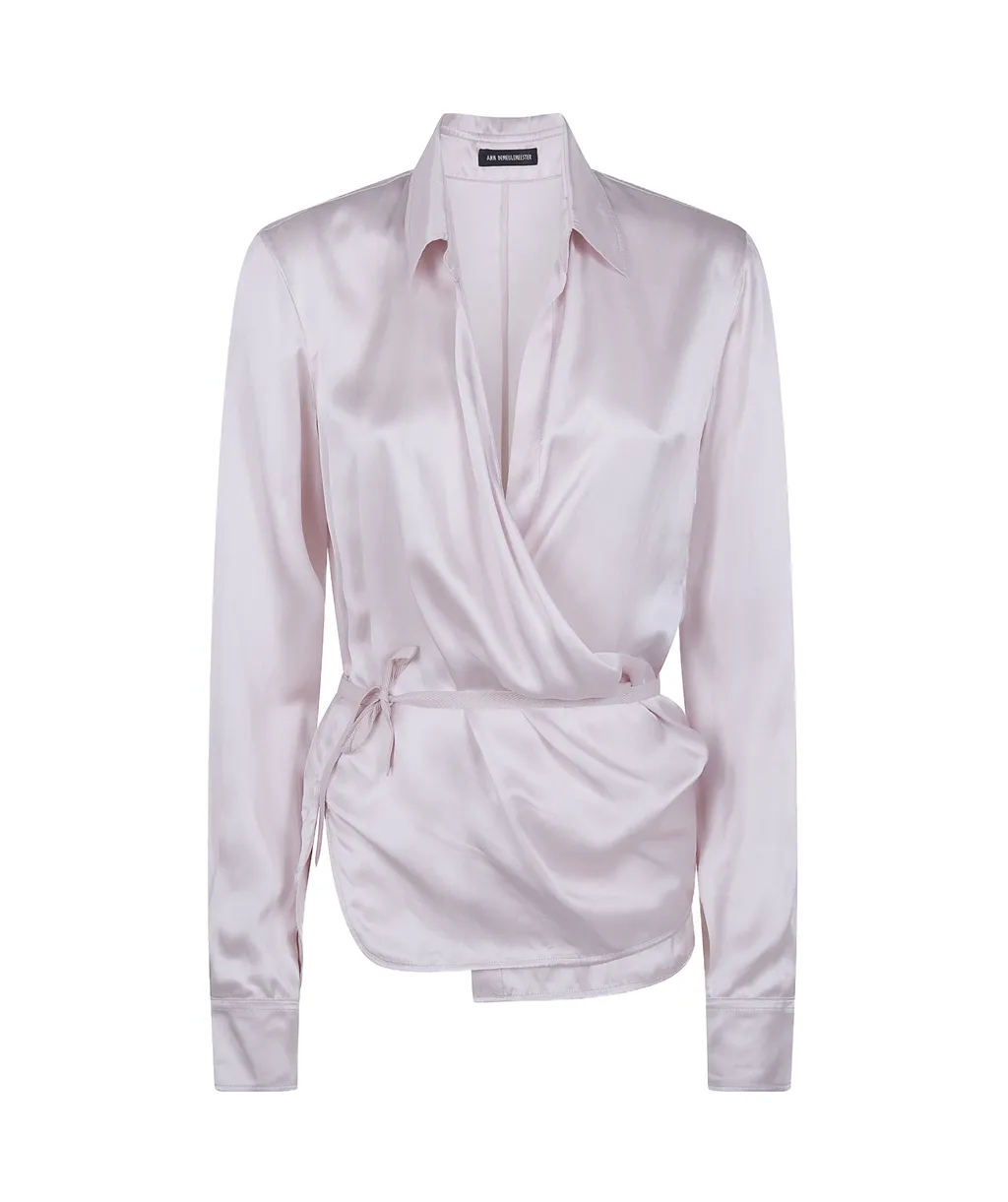 Asymmetric Wrap Shirt Alba