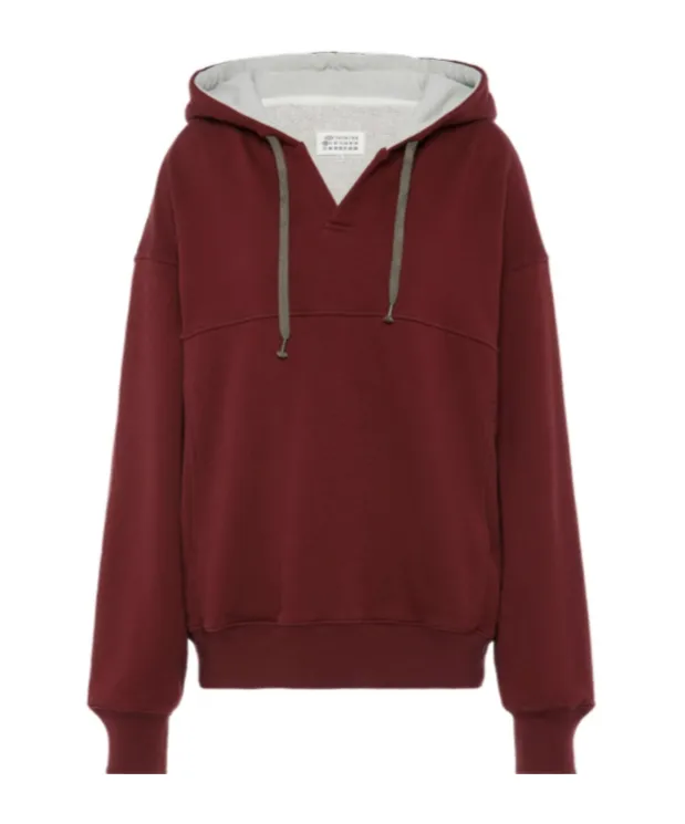 Maison Margiela Half Zip Hoodies