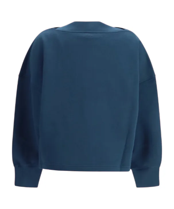 Boat-Neck Sweatshirt