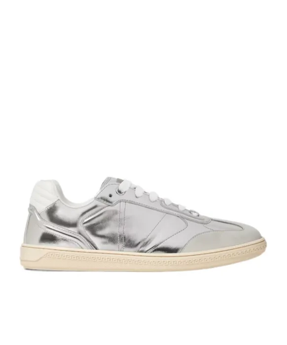 Versace Greca Court Metallic Sneakers