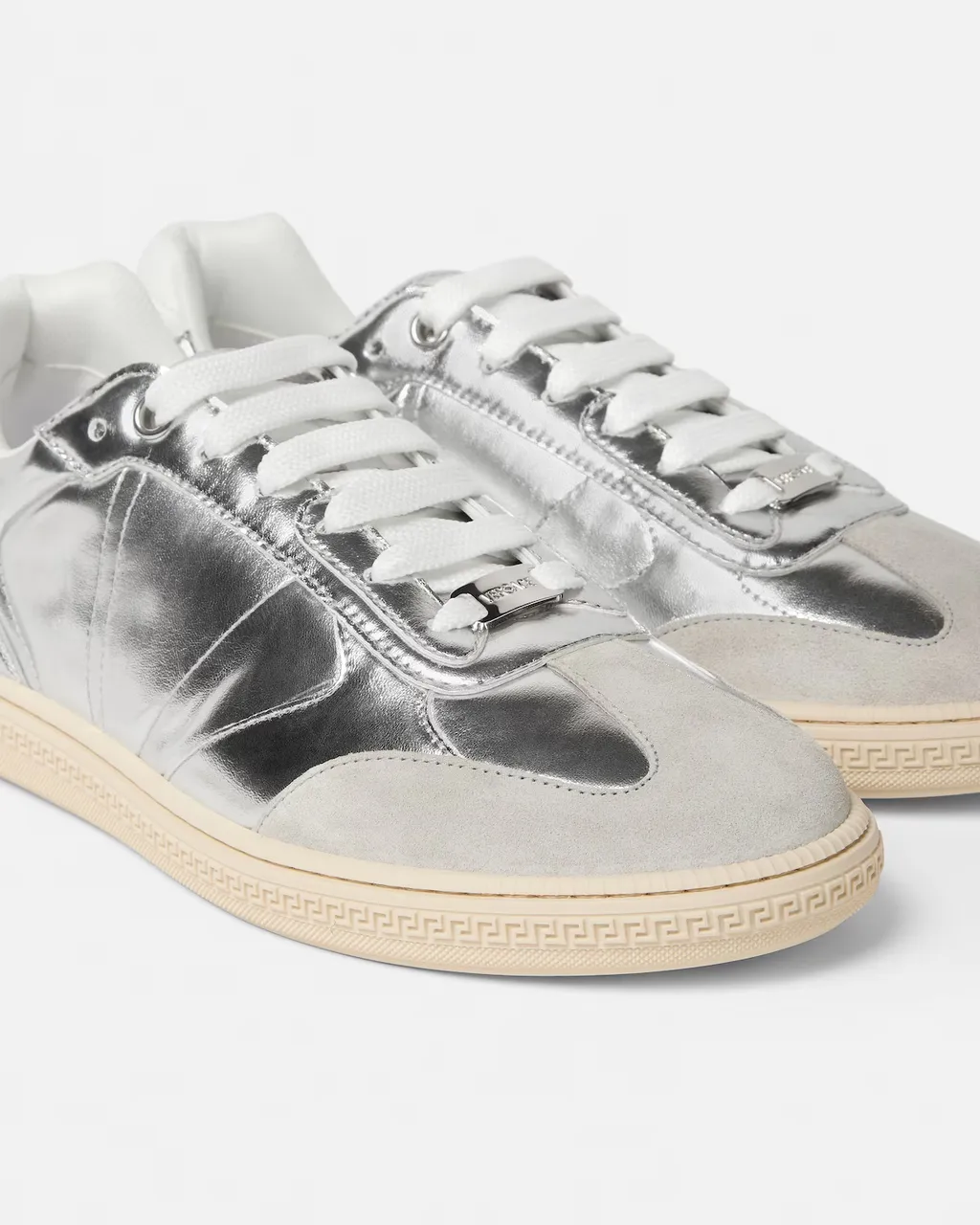 Versace Greca Court Metallic Sneakers