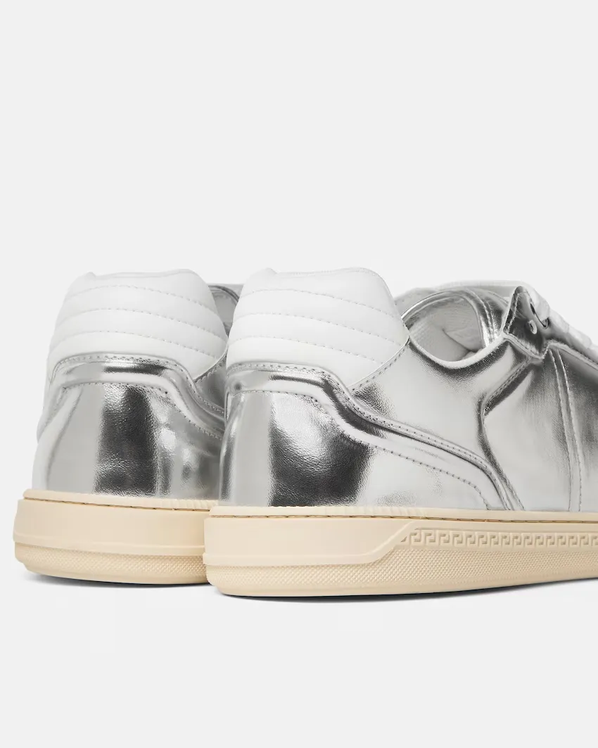Versace Greca Court Metallic Sneakers