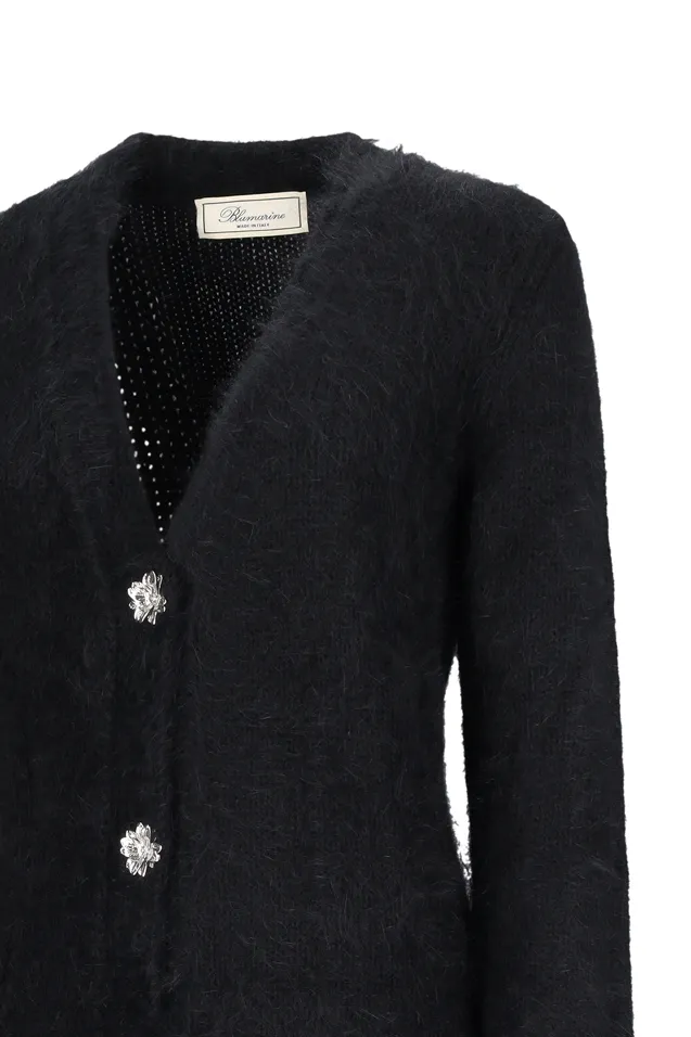 Single-Breasted Knitted Coat