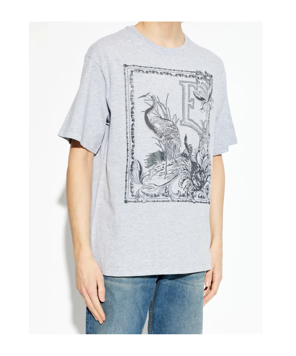 Etro Graphic Printed Crewneck T-Shirt